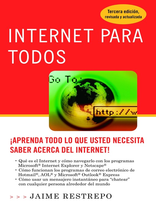 Detalles del título Internet para todos de Jaime Restrepo - Disponible
